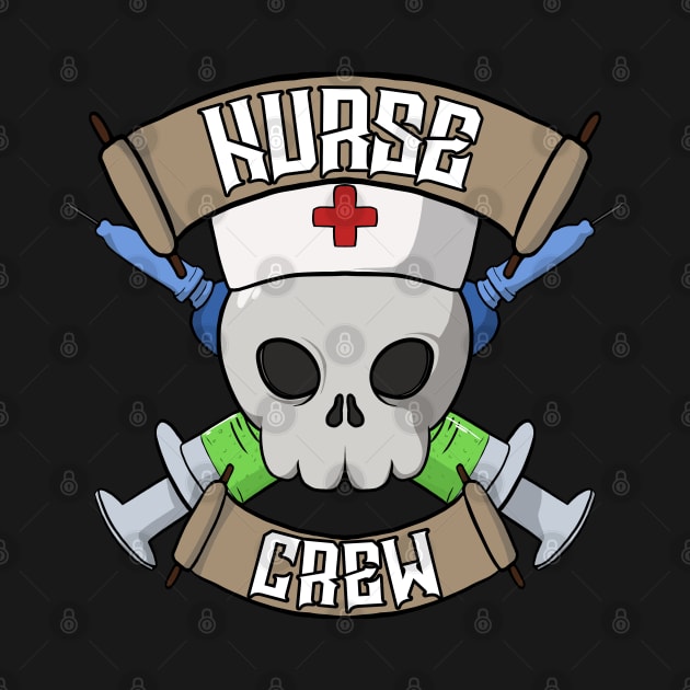 Nurses crew Jolly Roger pirate flag by RampArt