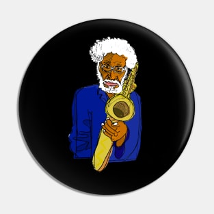 Sonny Rollins Sketch Pin