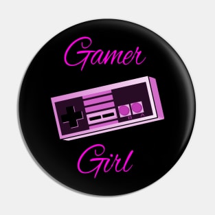 Cute Gamer Girl shirt gift for girls and women Pin