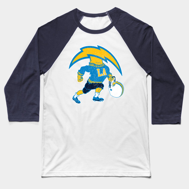 darklordpug Retro Los Angeles Football Bolt Head Mascot T-Shirt
