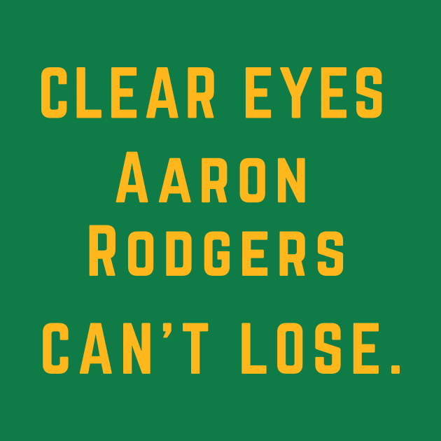 Clear Eyes, Aaron Rodgers by Brainstorm