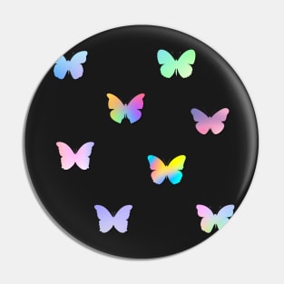 8pcs Butterfly Sticker Sheet || Neon & Pastel Gradient Pin
