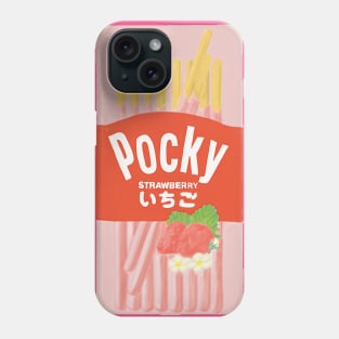 Strawberry flavor pocky Phone Case