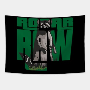 Rooar Raw Racoon Shirt Tapestry