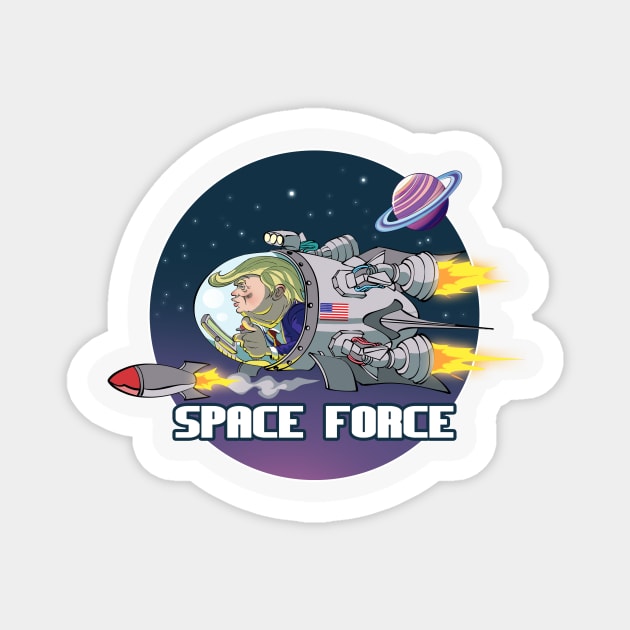 space force Magnet by Davinci777