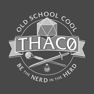 THAC0 oldschool Dungeons & Dragons D&D T-Shirt