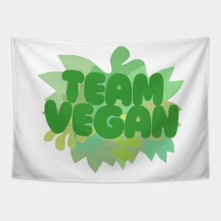 TEAM VEGAN / Awesome original typography design Tapestry