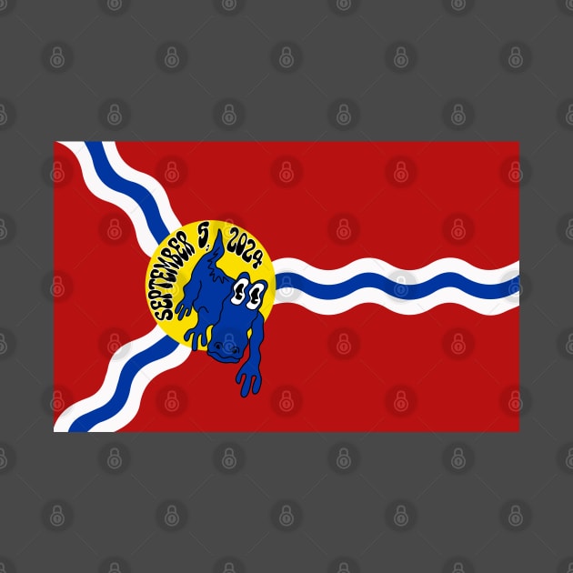 King Gizzard and the Lizard Wizard - St Louis Flag September 5, 2024 by skauff