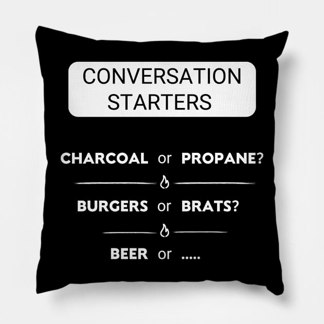 Backyard Icebreakers Pillow by Newmen