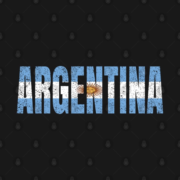 Argentinian Flag Vintage Argentina Country Gift by Grabitees