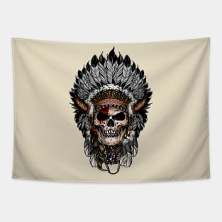 Indian skull Tapestry