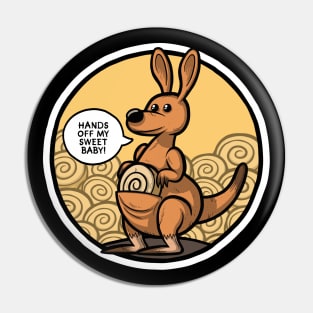 Cinnamon Bun Kangaroo Pin