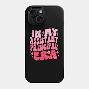 Groovy In My Assistant Principal Era Job Title School Worker Phone Case