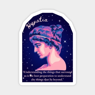 Hypatia of Alexandria Portrait and Quote Magnet