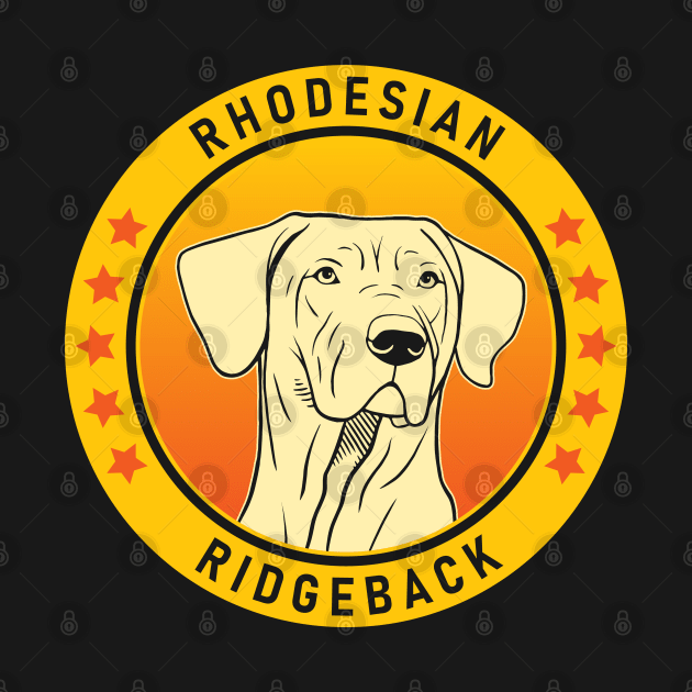 Rhodesian Ridgeback Dog Portrait by millersye