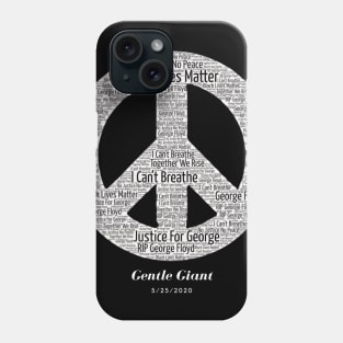 Black Lives Matter Remembering George Floyd Phone Case