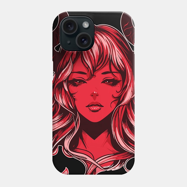 ruthless demoness - no text Phone Case by hunnydoll