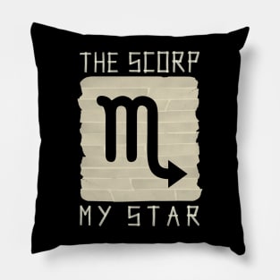 Scorpio The Scorpion Pillow