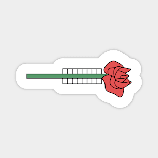 Rose in Mouth Magnet