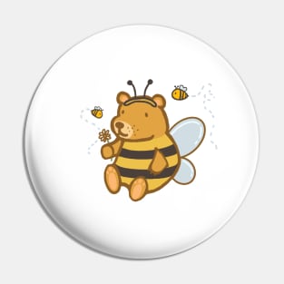 Maurice The Bear - Bee Suit Pin