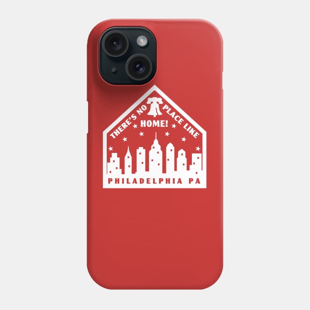 Philadelphia Philly Philly Fan Baseball No Place Like Home Plate Phone Case by TeeCreations