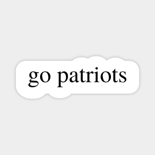 go patriots Magnet