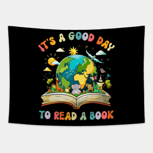 It's a Good Day to Read a Book Tapestry