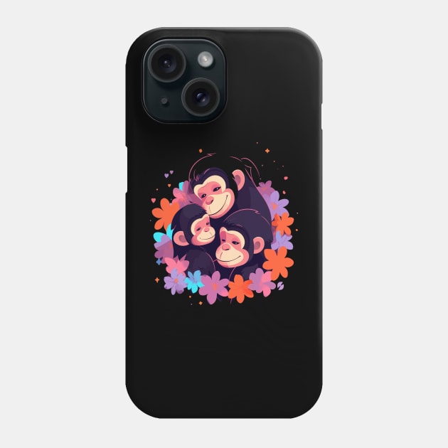 Monkey Mothers Day Phone Case by JH Mart