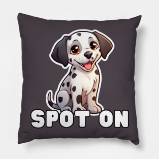 Adorable Dalmatian: Spot On Puppy Pillow