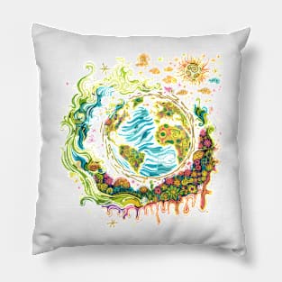 earth day nature Pillow