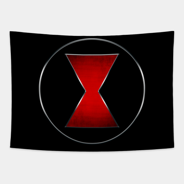 Black widow emblem - Black Widow - Tapestry | TeePublic