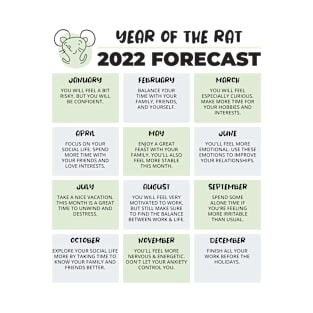 2022 Year of the Rat Chinese Horoscope Luck Predictions T-Shirt