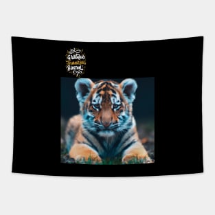 Mesmerizing Digital Art Prints: Tiger Collection Tapestry