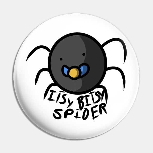 Itsy Bitsy Spider Kids Apparel Pin by NitroGen