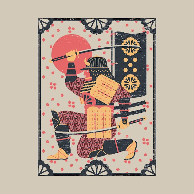 S is for Samurai (art print) by andbloom