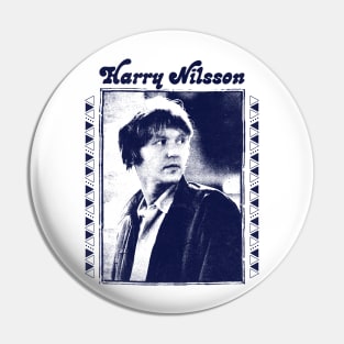 Harry Nilsson \\\ Original Retro Style Fan Design Pin