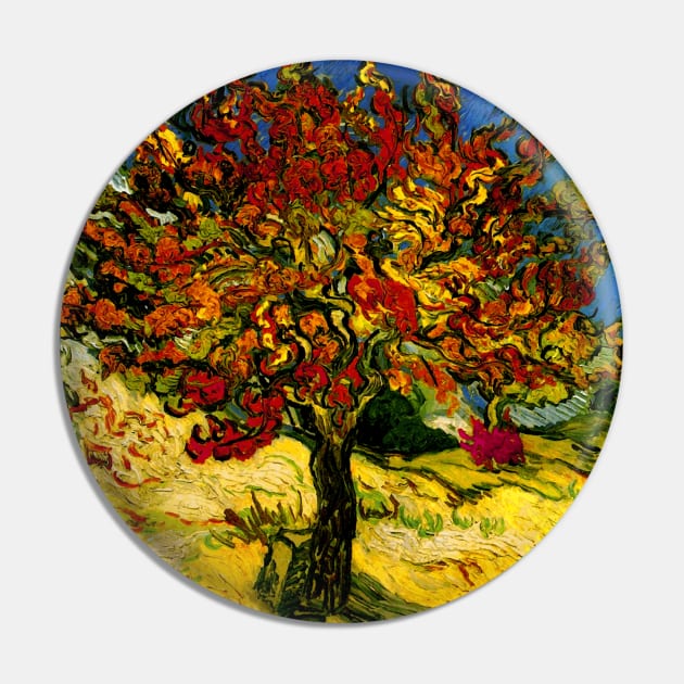 Van Gogh Mulberry Tree Pin by bragova