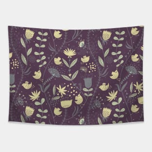 Bird Pattern Tapestry