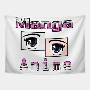 Manga Anime Eyes Tapestry