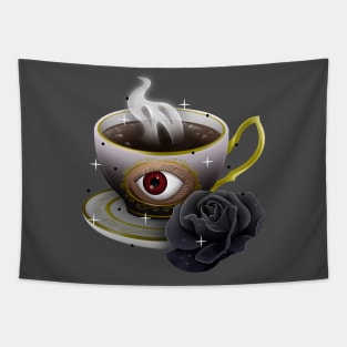 Black Rose Tea Tapestry