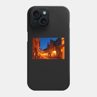 Old town, dusk, Bacharach, Middle Rhine, Rhine, evening Phone Case