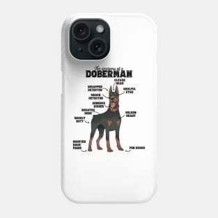 The Hilarious Anatomy of a Doberman print Phone Case