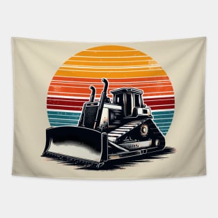 Bulldozer Tapestry