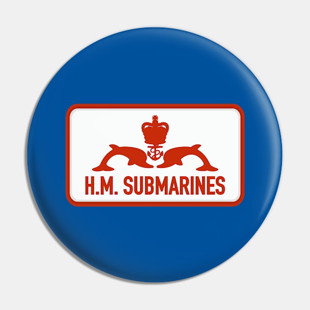 H.M. Submarines Patch Pin by TCP