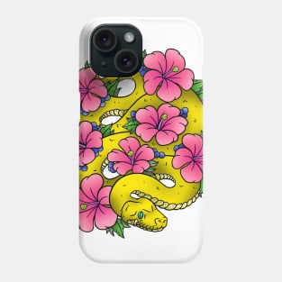 Floral Python Phone Case