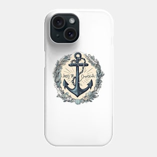 Maritime Fun, Nauti Girl's Sailing Joy Phone Case