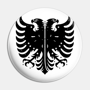 Albanian Eagle Pin