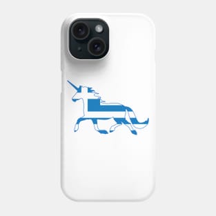 Greek Unicorn Phone Case