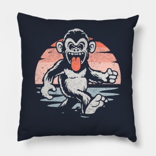 Bigfoot Beach Sunset Pillow