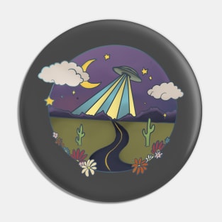 ufo desert Pin